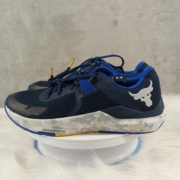 UNDER ARMOUR Unisex Project Rock Size 10 Camouflage Iron Paradise Training Shoes - Picture 8 of 16